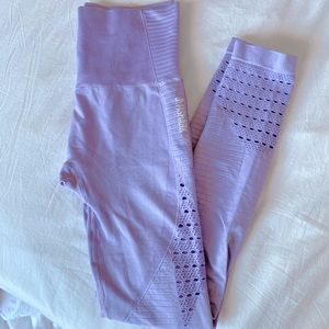 Light purple gymshark leggings